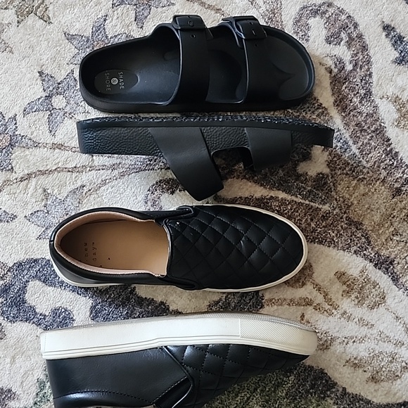 Womens Shade and shore slides NWOT & A New Day Reese Loafers 7 - Picture 2 of 4